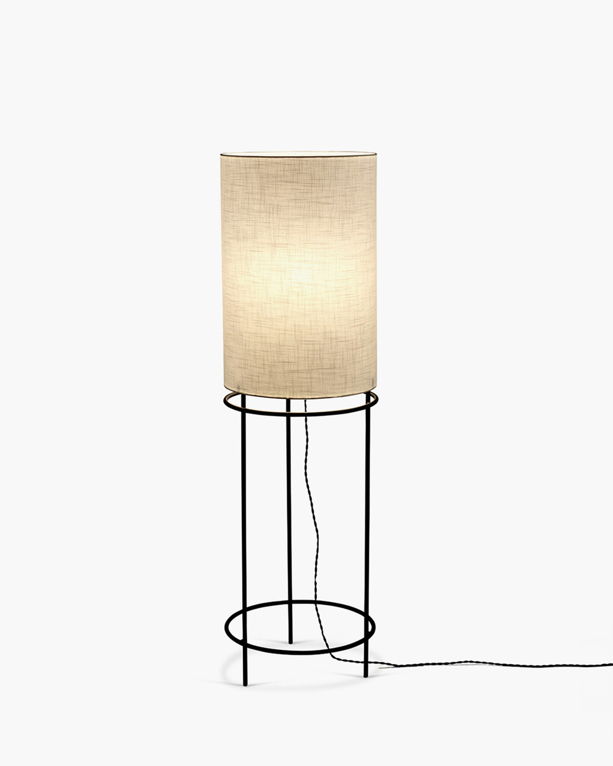 Floor Lamp Cylinder 04 Black – White – Serax – view 4