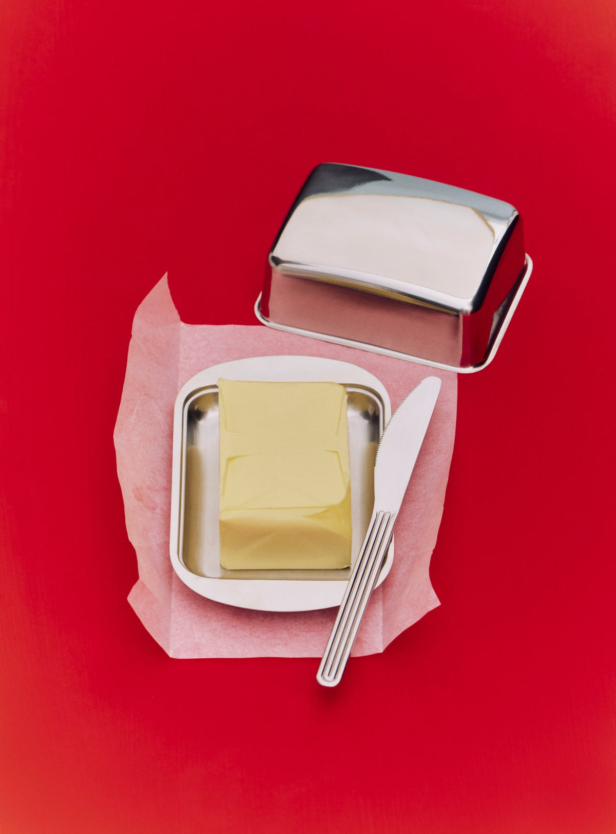 Essential Steel Butter Box – HAY – view 3
