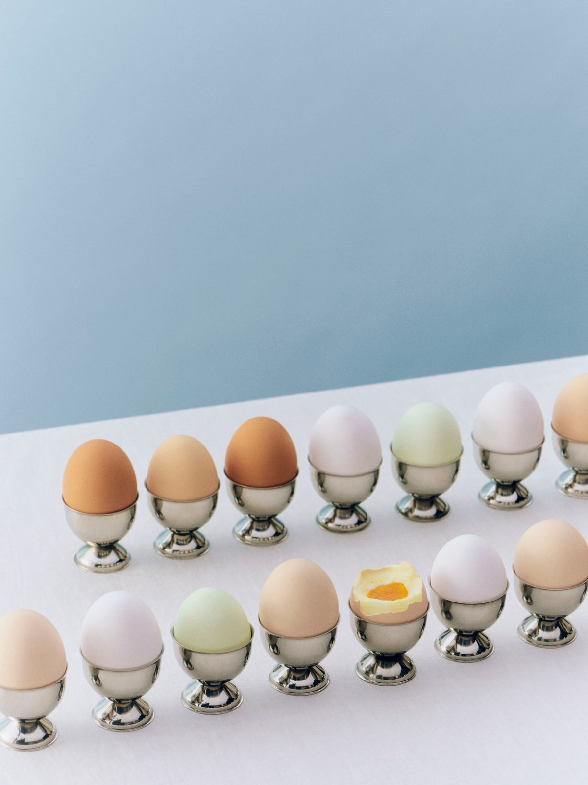 Essential Steel Egg Cup – HAY – view 3