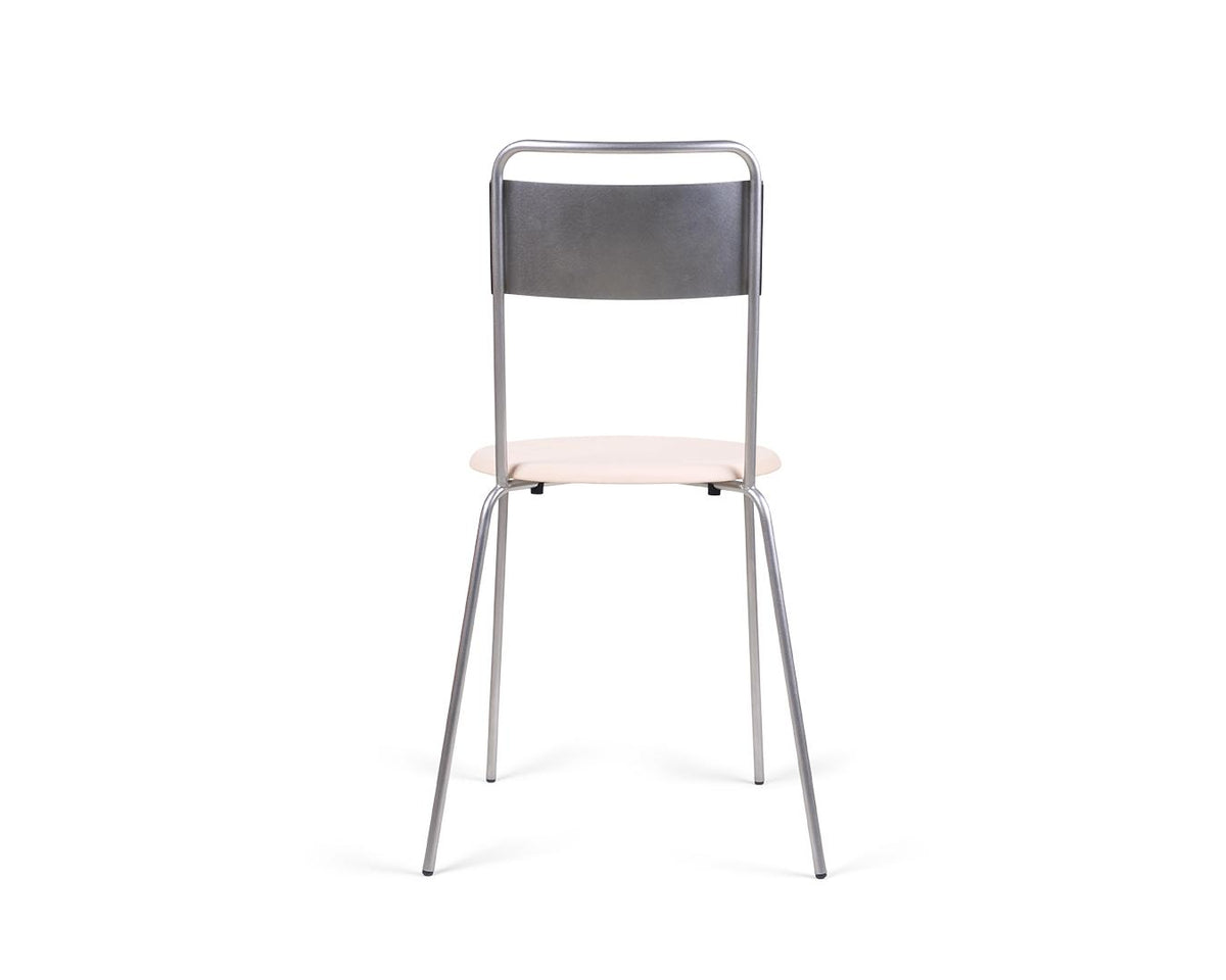 Petit Rond Chair – Stainless Steel / Natural Leather – Frama – view 4