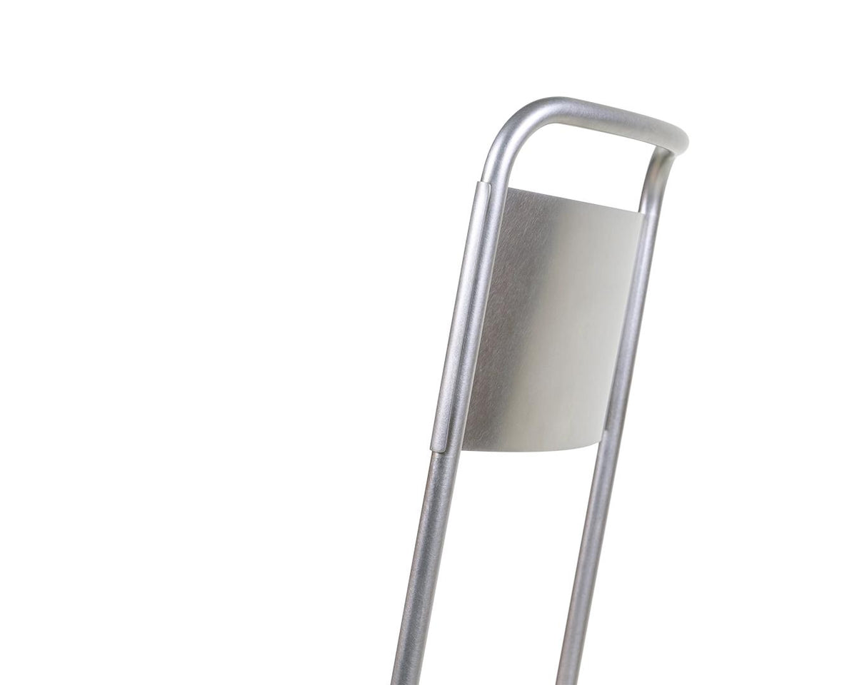 Petit Rond Chair – Stainless Steel / Natural Leather – Frama – view 9