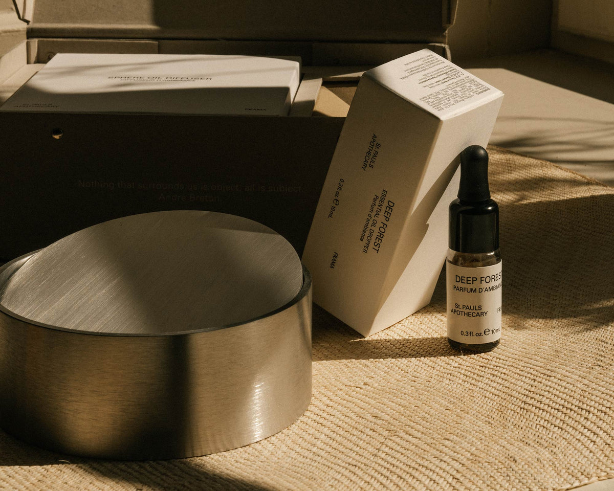 Geschenkbox: Sphere Öldiffusor + Öl – Deep Forest – Frama – Ansicht 3