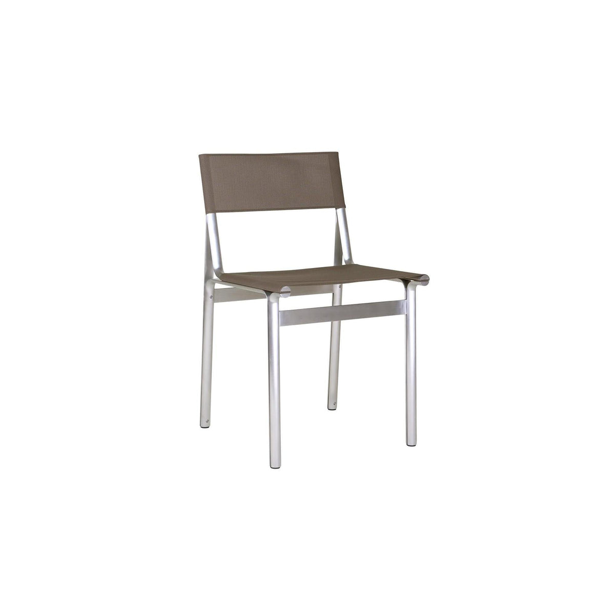 Union Stuhl – Aluminium / Netzgewebe Taupe – Frama