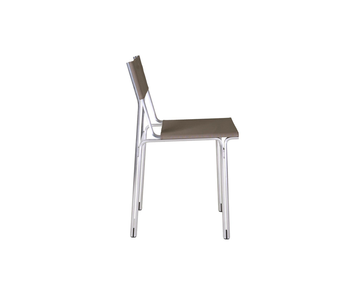 Union Chair – Aluminum / Taupe Mesh – Frama – view 6
