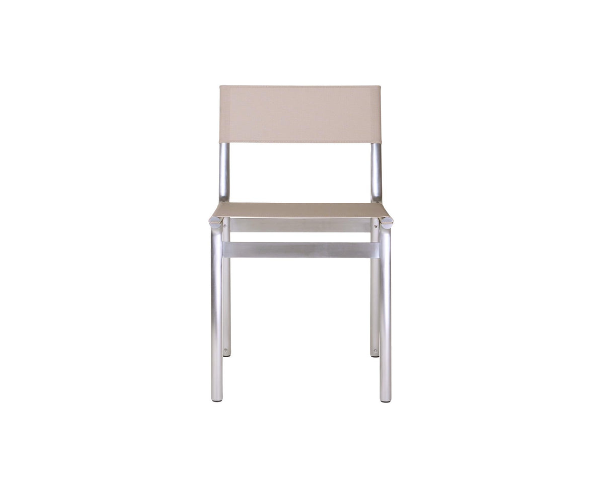 Union Chair – Aluminum / Sandstone Mesh – Frama – view 3