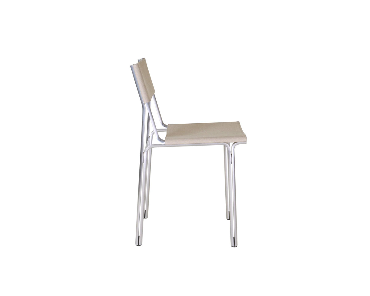Union Chair – Aluminum / Sandstone Linen – Frama – view 4