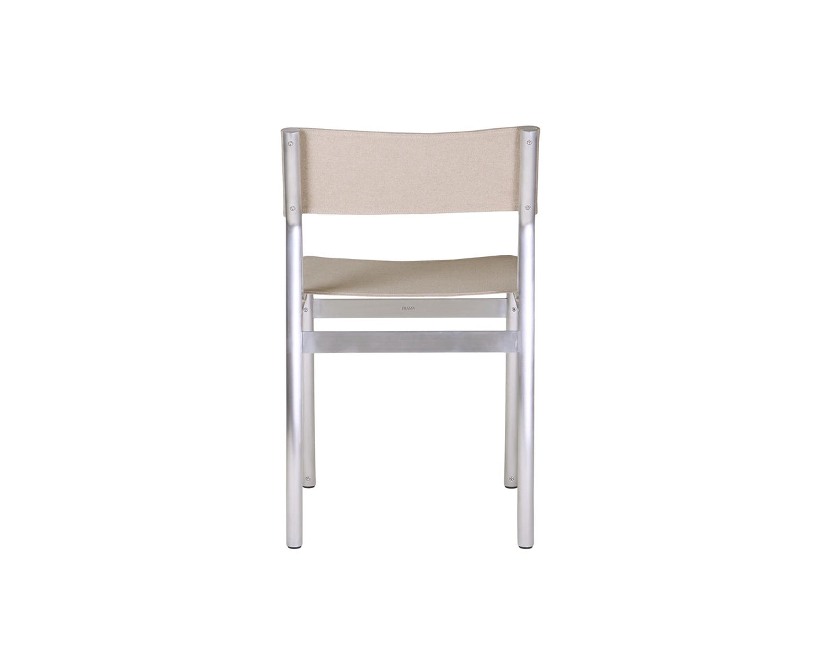 Union Chair – Aluminum / Sandstone Linen – Frama – view 6