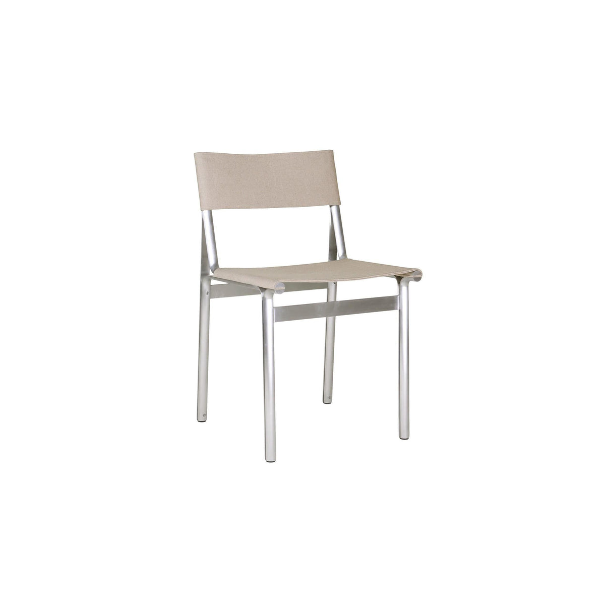 Union Stuhl – Aluminium / Leinen Sandstone – Frama