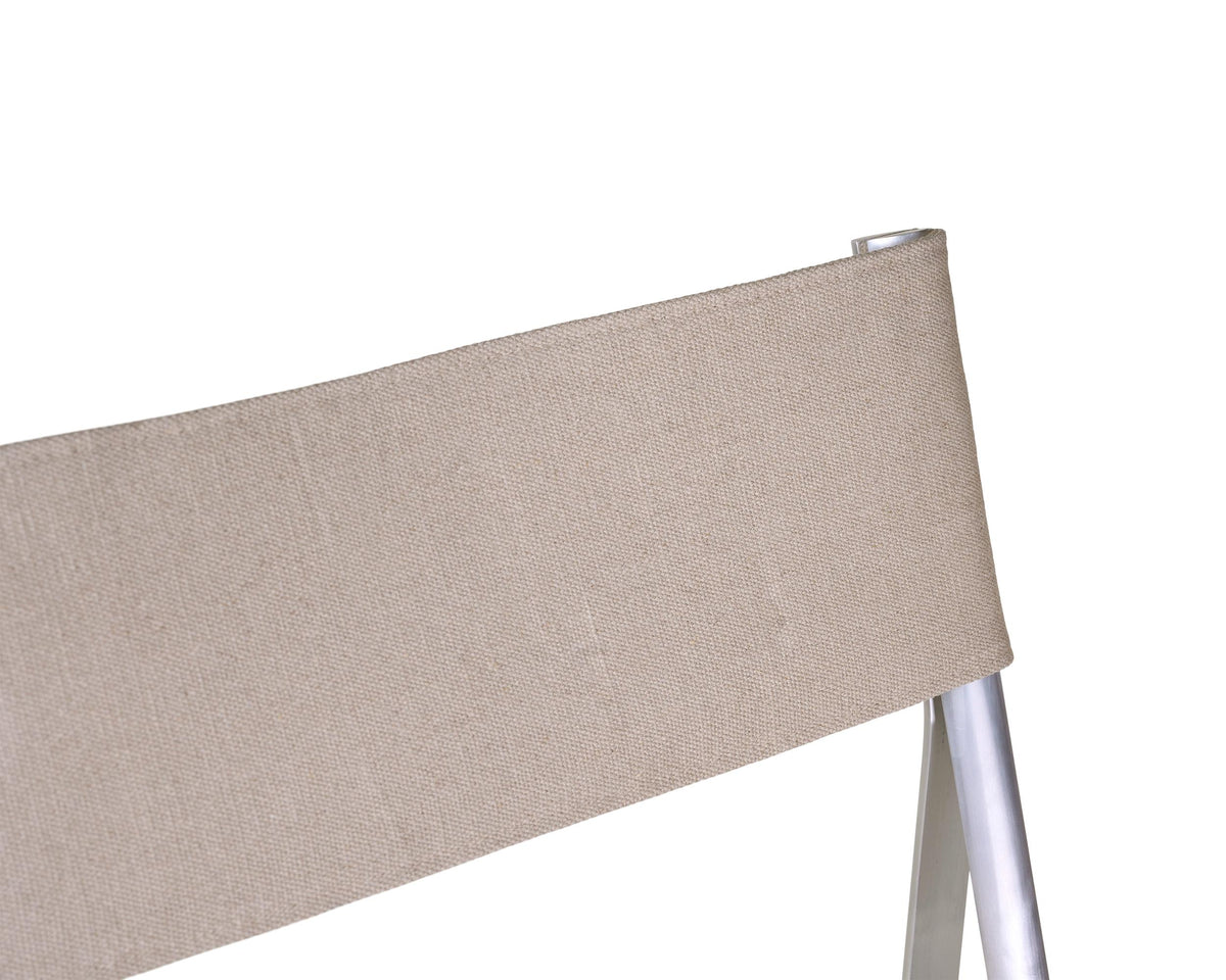 Union Chair – Aluminum / Sandstone Linen – Frama – view 3