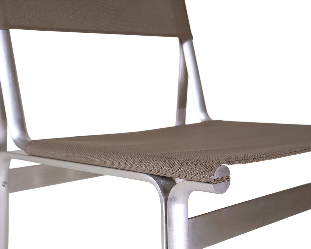 Union Chair – Aluminum / Taupe Mesh – Frama – view 8