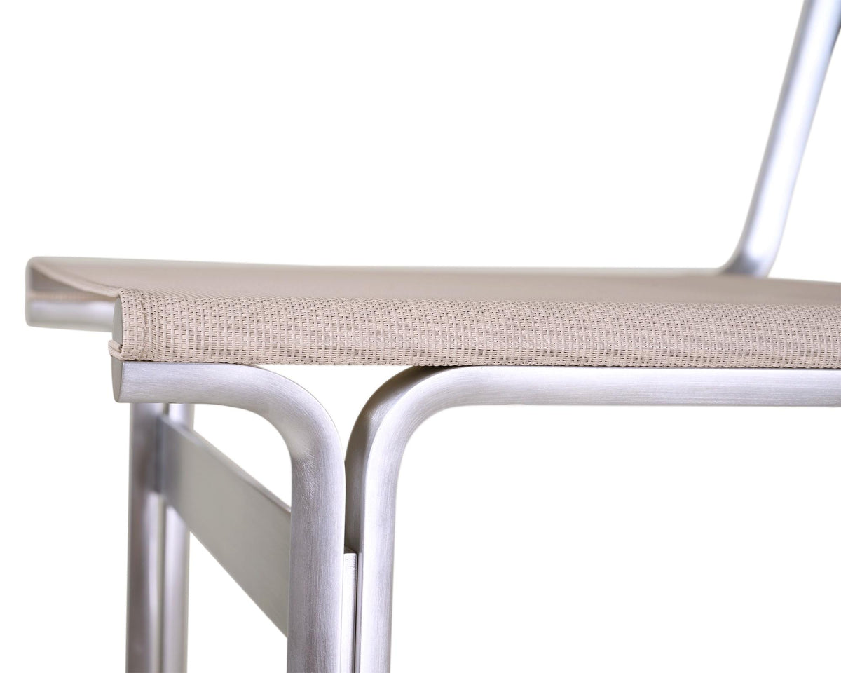Union Chair – Aluminum / Sandstone Mesh – Frama – view 8