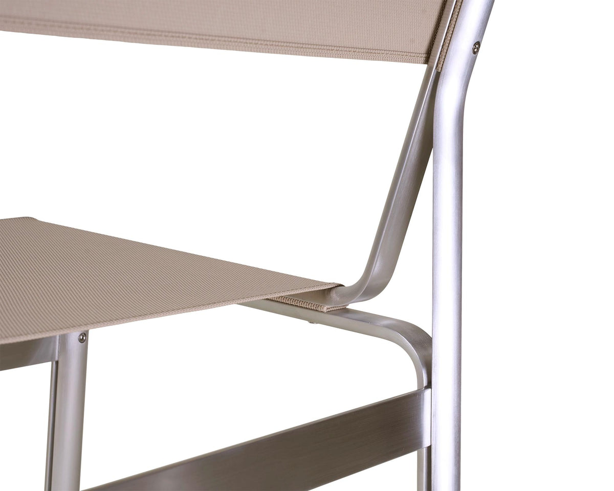 Union Chair – Aluminum / Sandstone Mesh – Frama – view 4