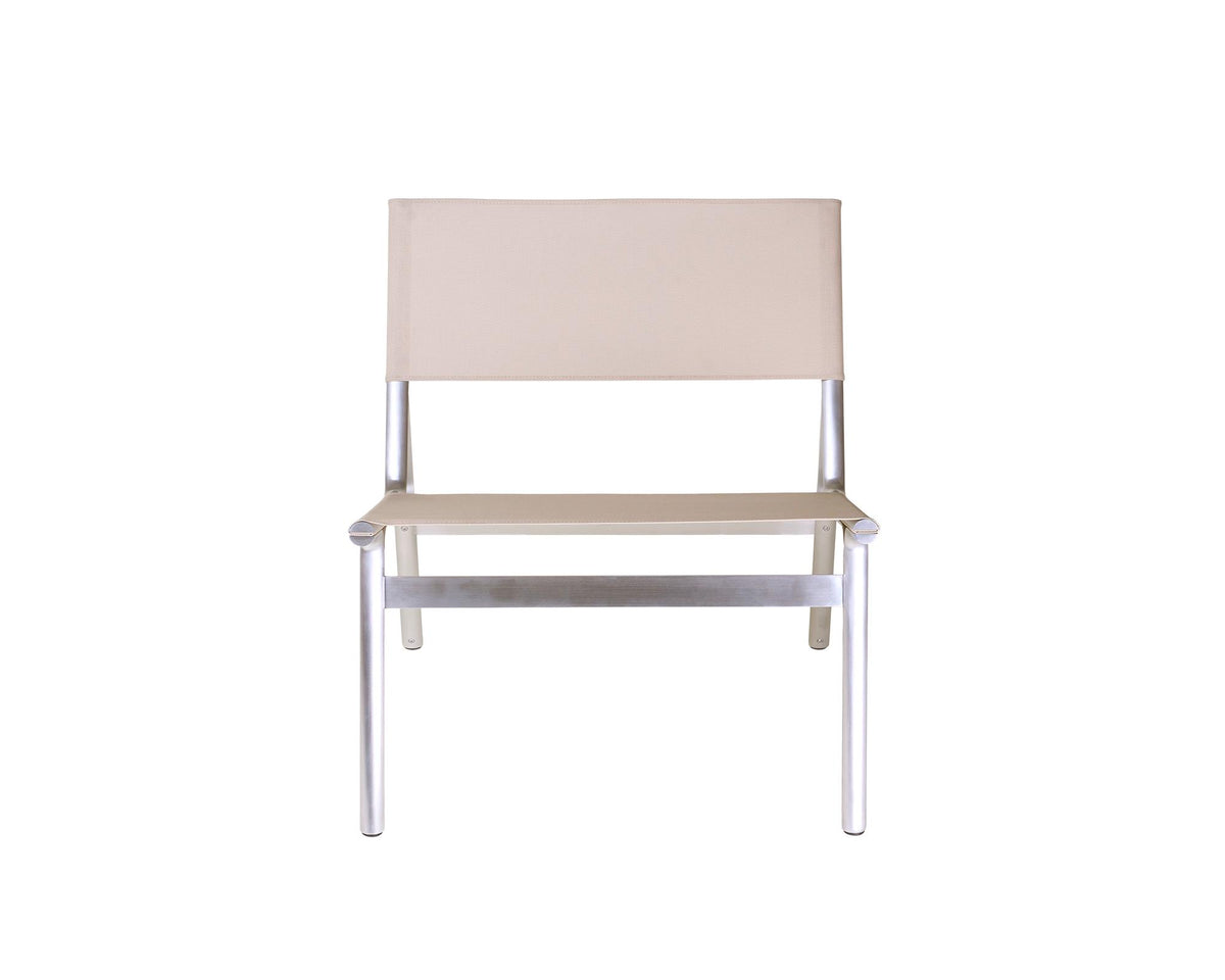 Union Easy Chair – Aluminum / Sandstone Mesh – Frama – view 3