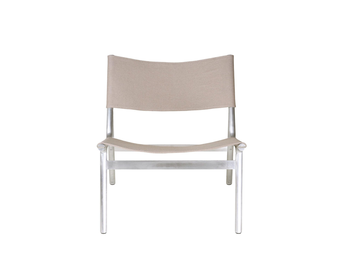 Union Easy Chair – Aluminum / Sandstone Linen – Frama – view 4
