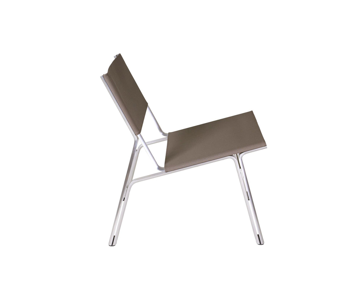 Union Sessel – Aluminium / Netzgewebe Taupe – Frama – Ansicht 4