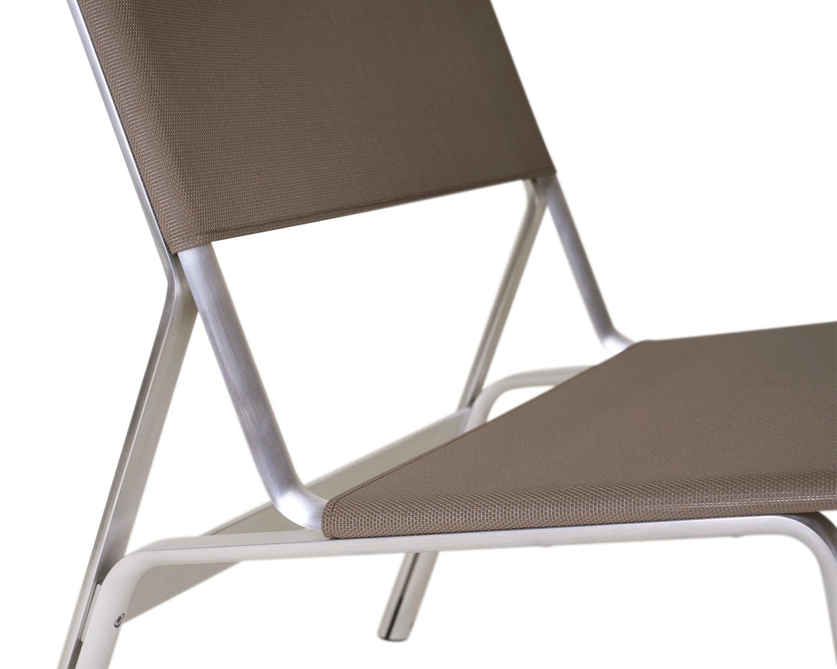 Union Sessel – Aluminium / Netzgewebe Taupe – Frama – Ansicht 5