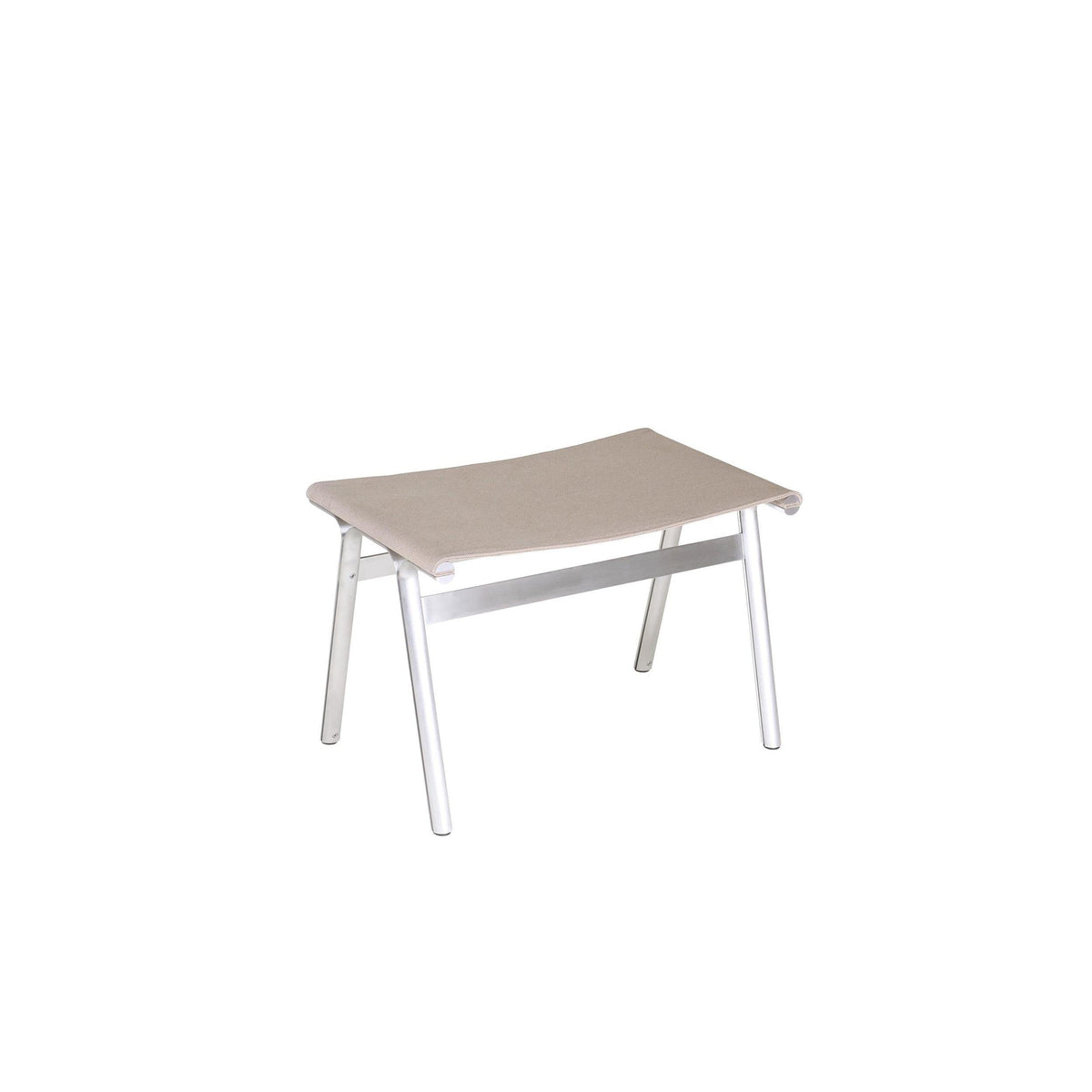 Union Stool – Aluminum / Sandstone Linen – Frama