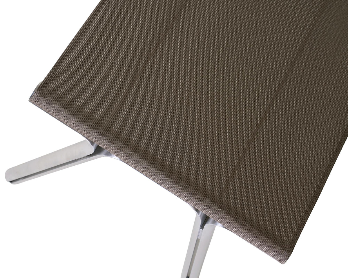 Union Stool – Aluminum / Taupe Mesh – Frama – view 7
