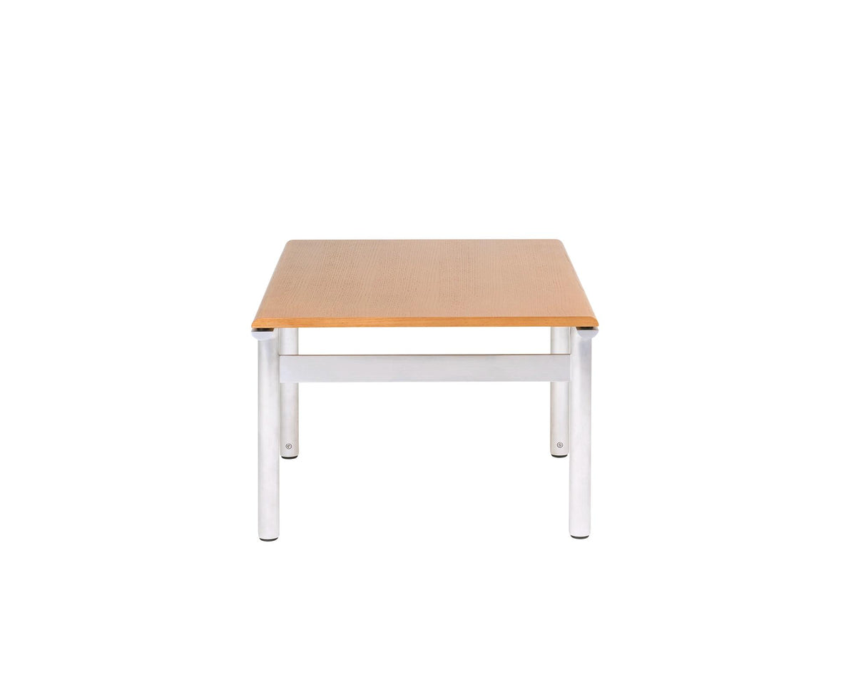 Union Side Table – Aluminum / Warm Brown Ash – Frama – view 3