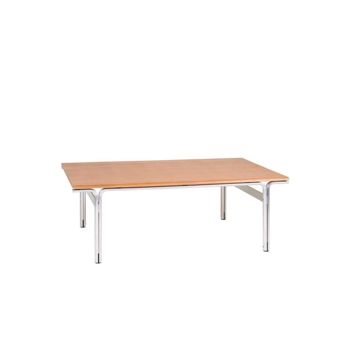 Union Coffee Table – Aluminum / Warm Brown Ash – Frama