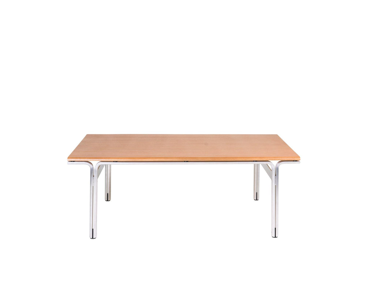 Union Coffee Table – Aluminum / Warm Brown Ash – Frama – view 3