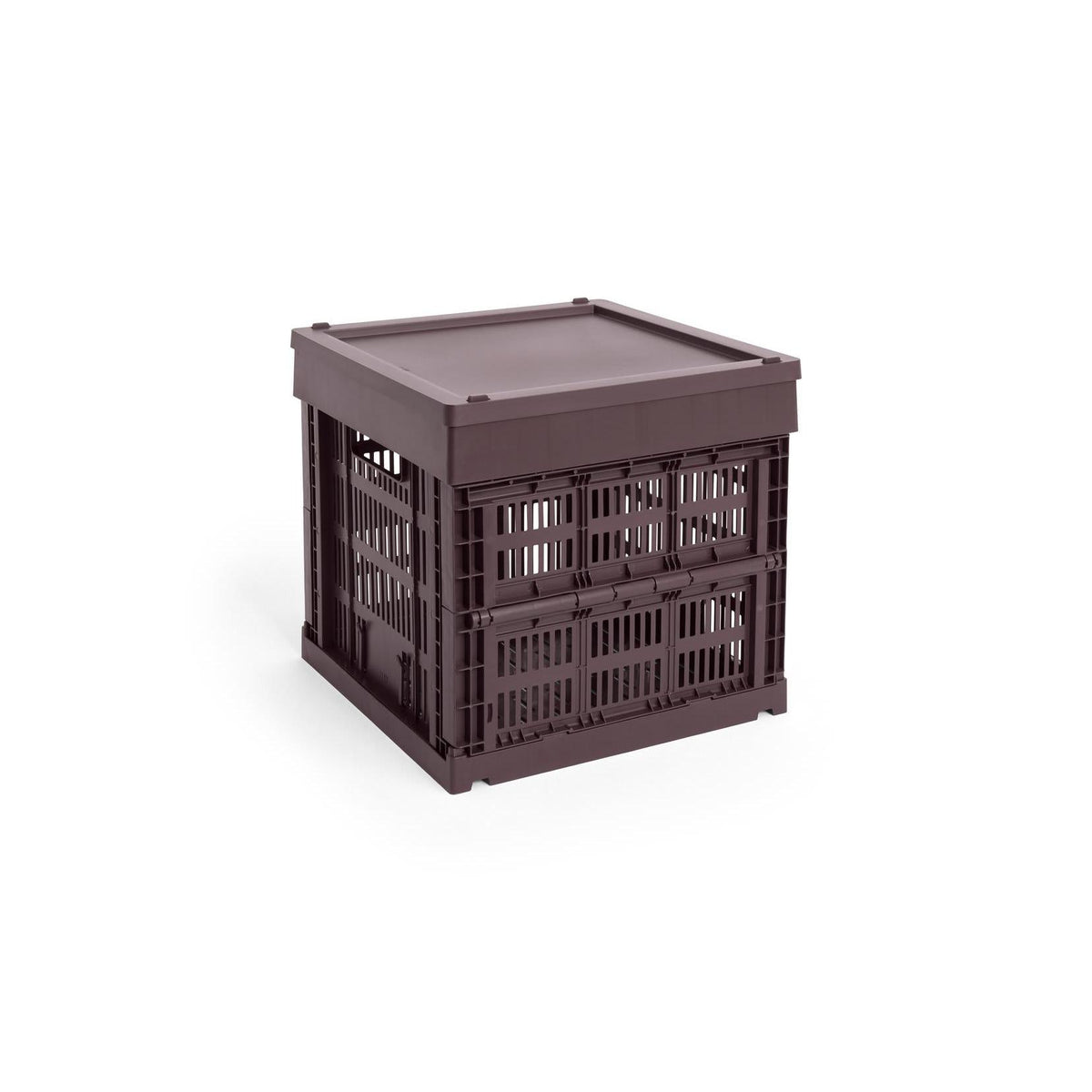 Colour Crate Lid Plastic - Medium Square/Cube – HAY – view 33