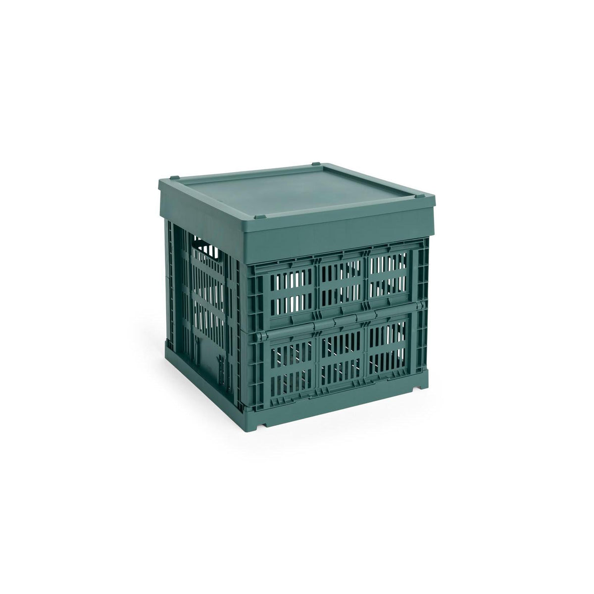 Colour Crate Lid Plastic - Medium Square/Cube – HAY – view 25