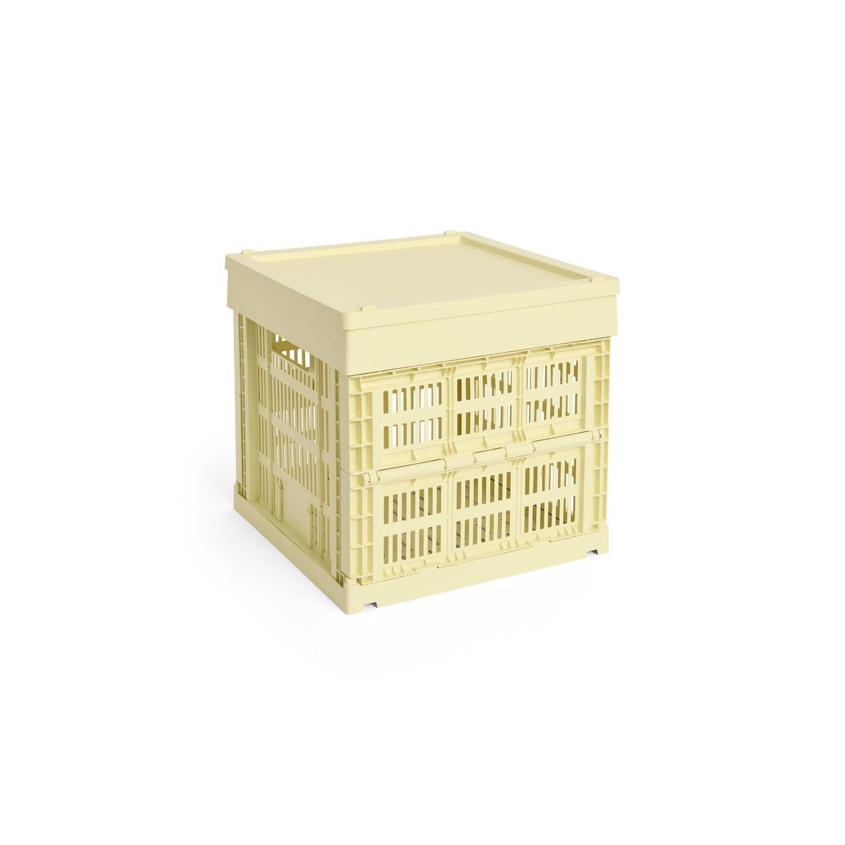 Colour Crate Lid Plastic - Medium Square/Cube – HAY – view 19