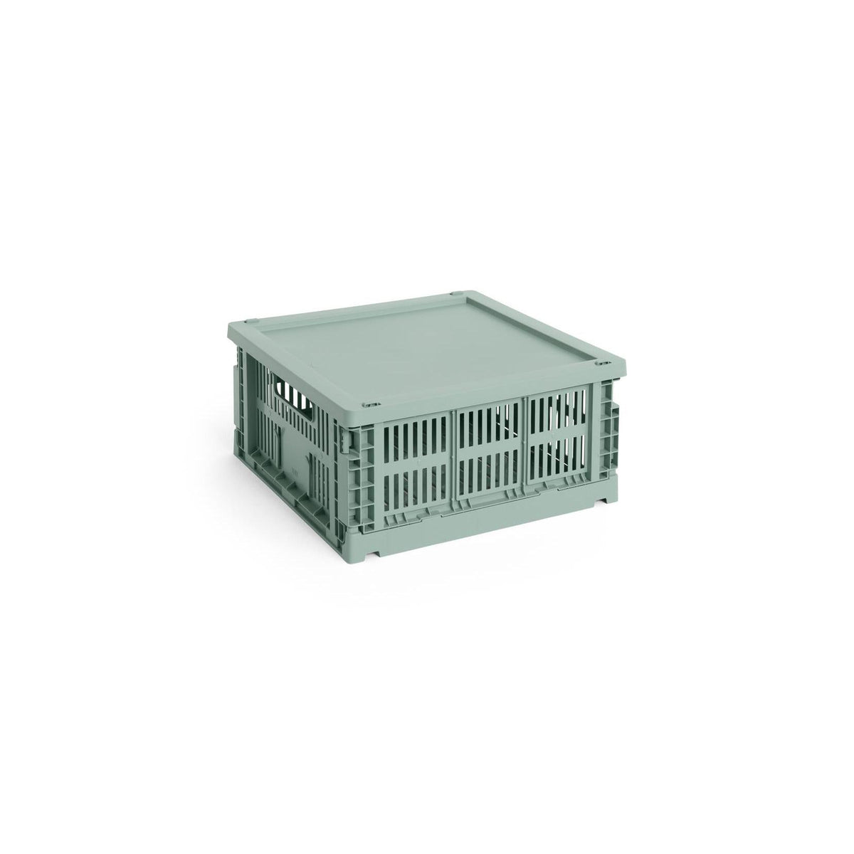 Colour Crate Lid Plastic - Medium Square/Cube – HAY – view 30