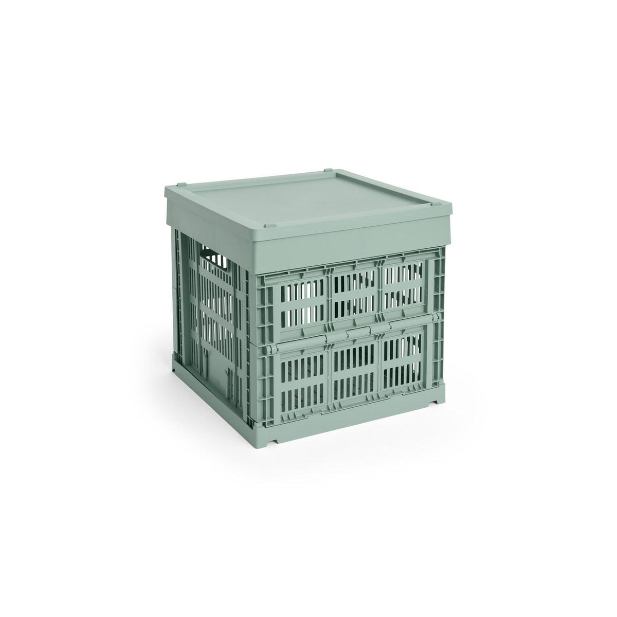 Colour Crate Lid Plastic - Medium Square/Cube – HAY – view 31