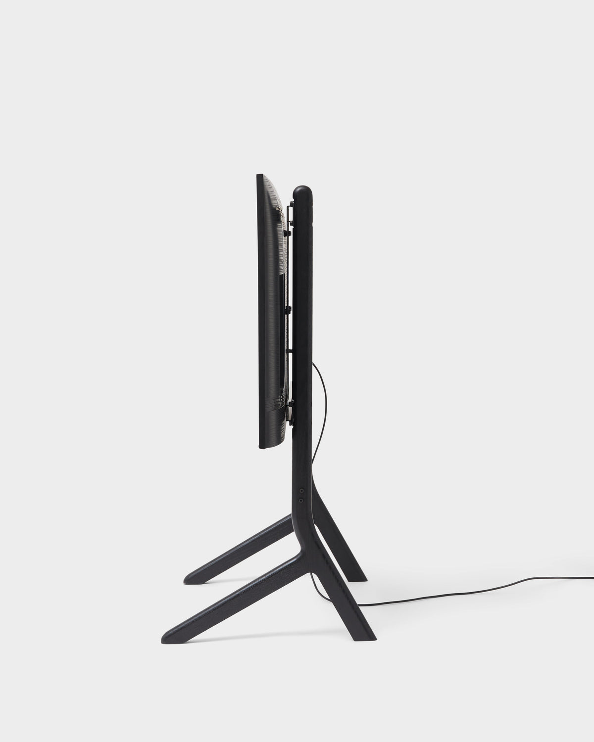 Hopper TV Stand - Black Oak – Pedestal – view 3