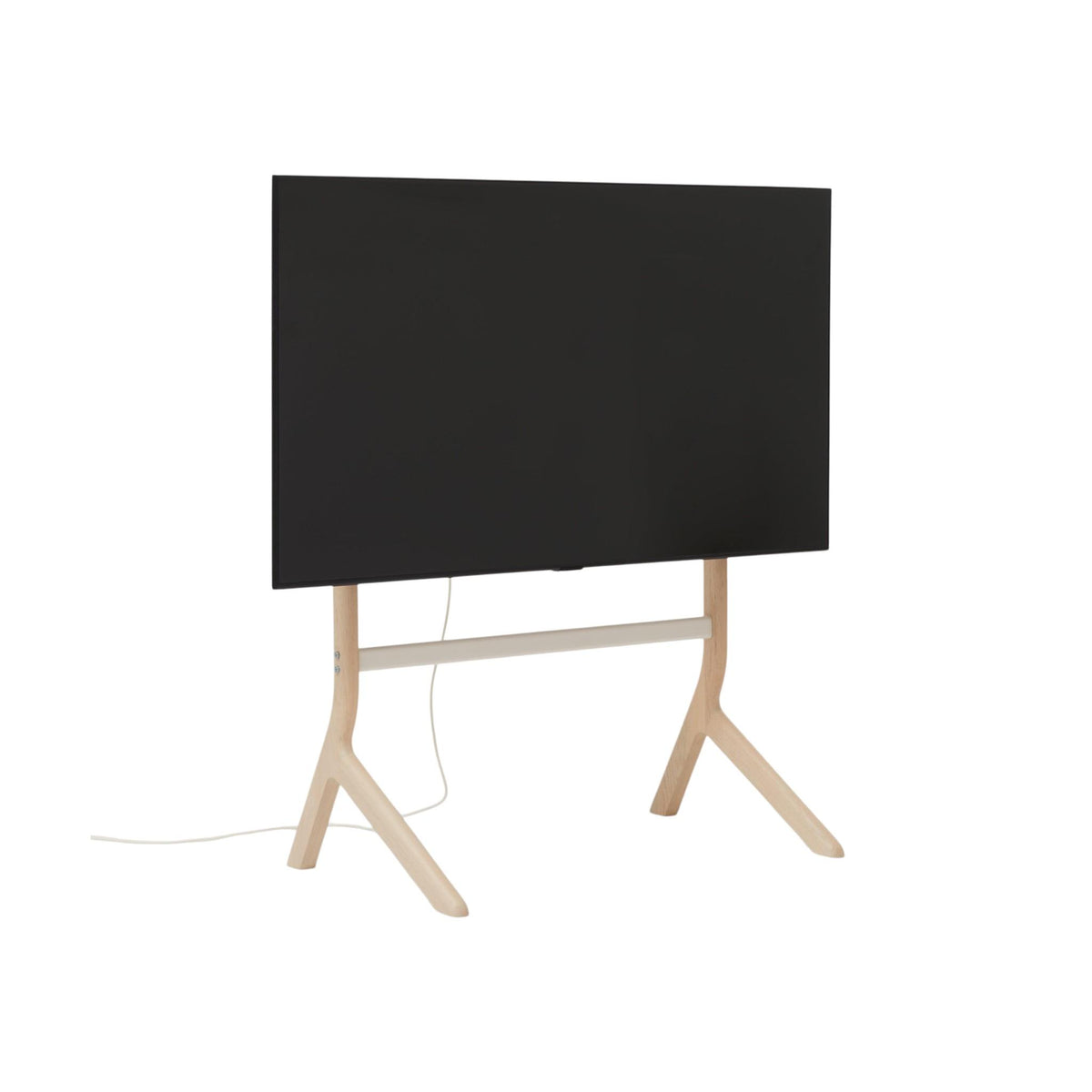 Hopper TV Stand - Light Oak – Pedestal