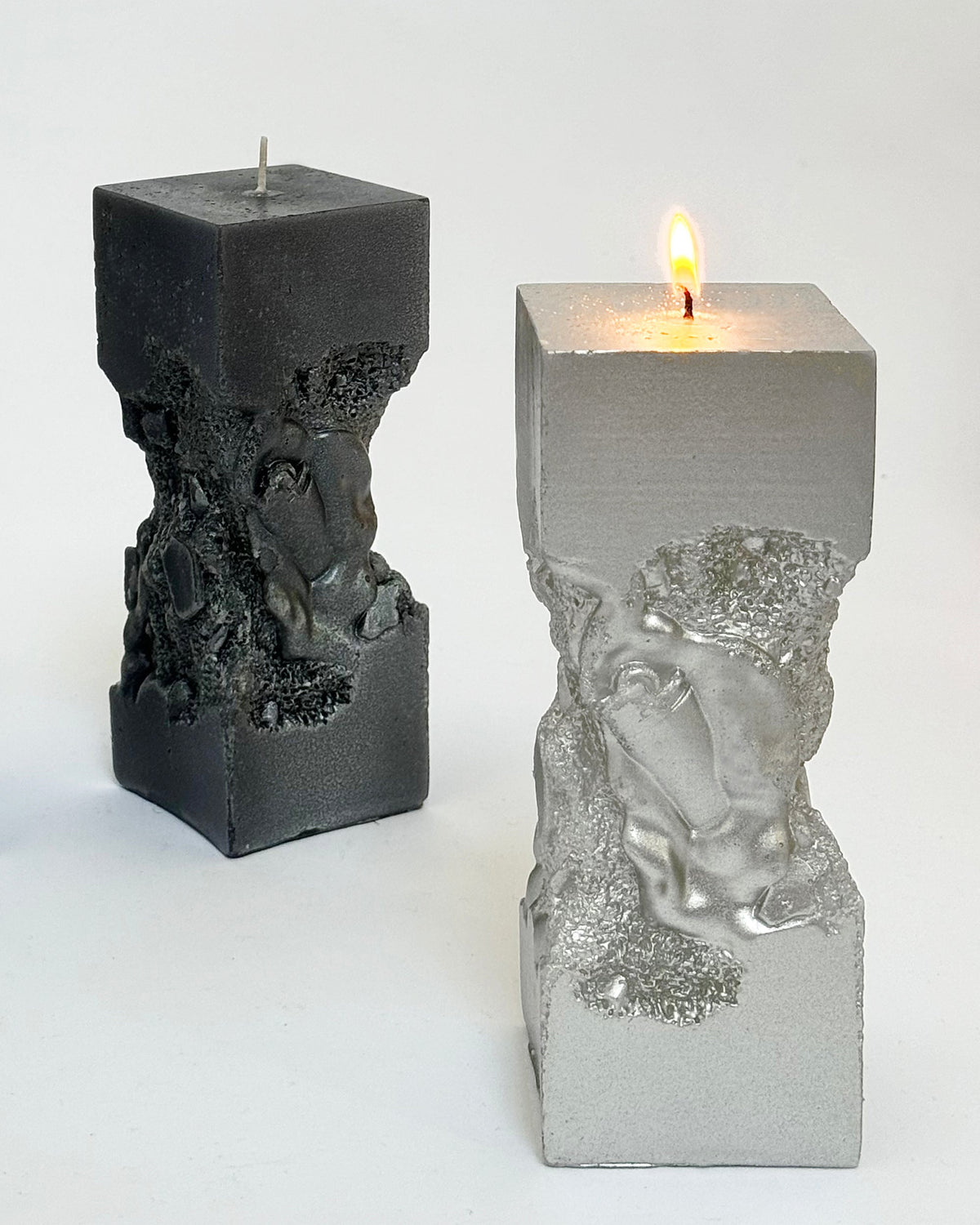 Metallic Excavation Block Candle – Jacob Egeberg – view 3