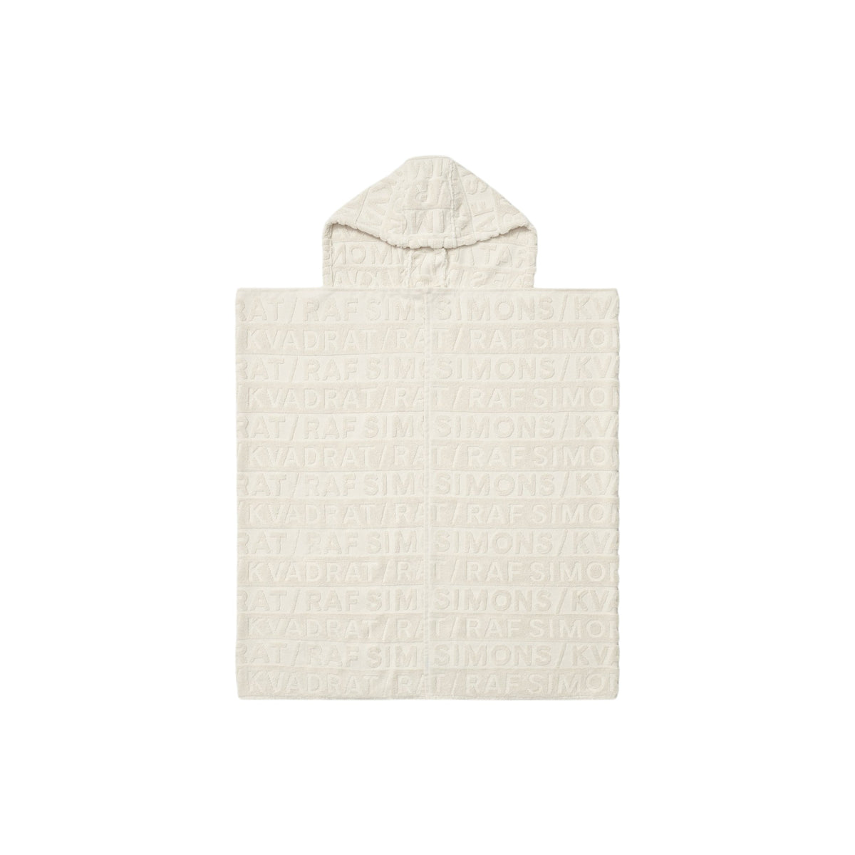 Cotton Jacquard Hooded Towel - Off White - Bathroom - Kvadrat/Raf Simons