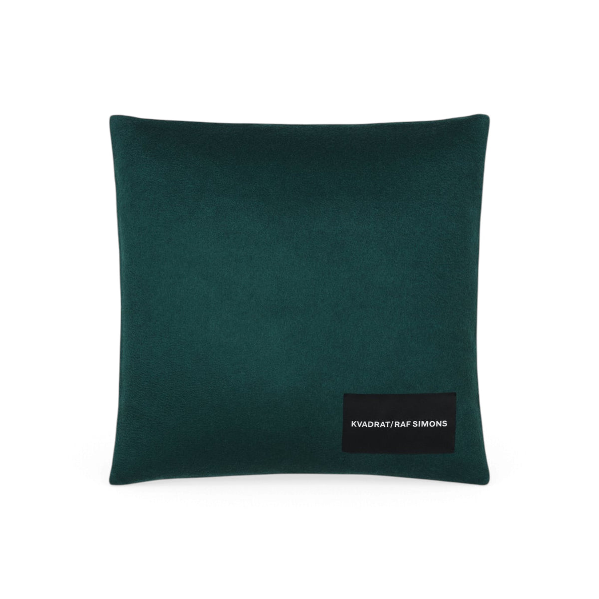 Double Face Cashmere Cushion - Pink/Dark Green - Cushions - Kvadrat/Raf Simons