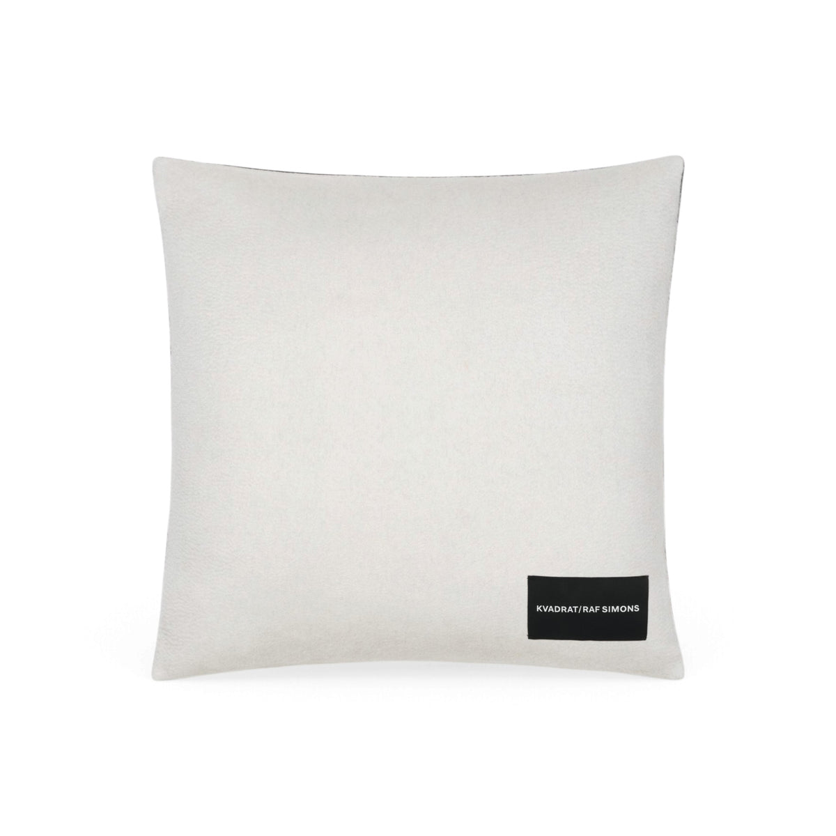 Double Face Cashmere Cushion - Off White/Black - Cushions - Kvadrat/Raf Simons