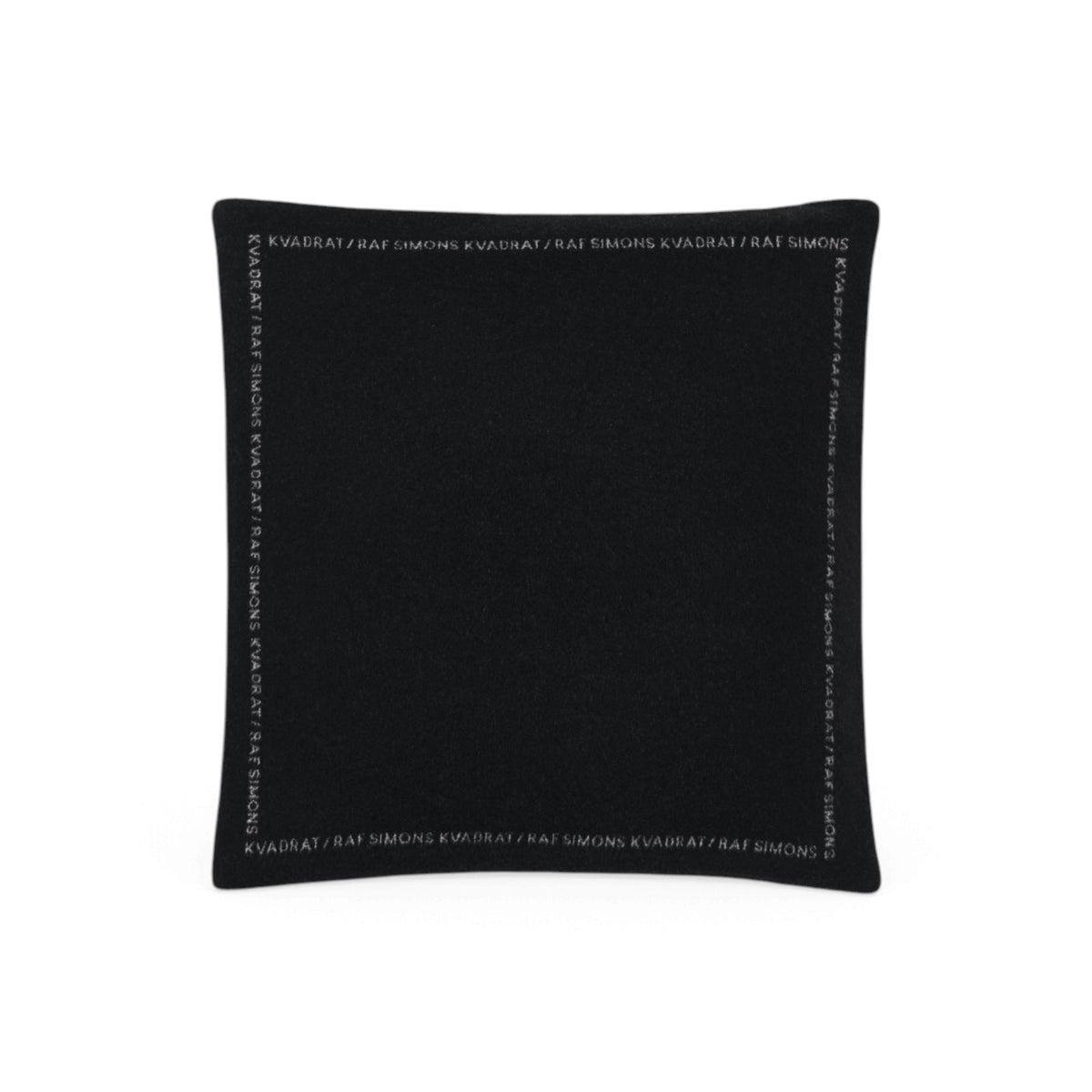 Double Face Wool Cushion - Black - Cushions - Kvadrat/Raf Simons