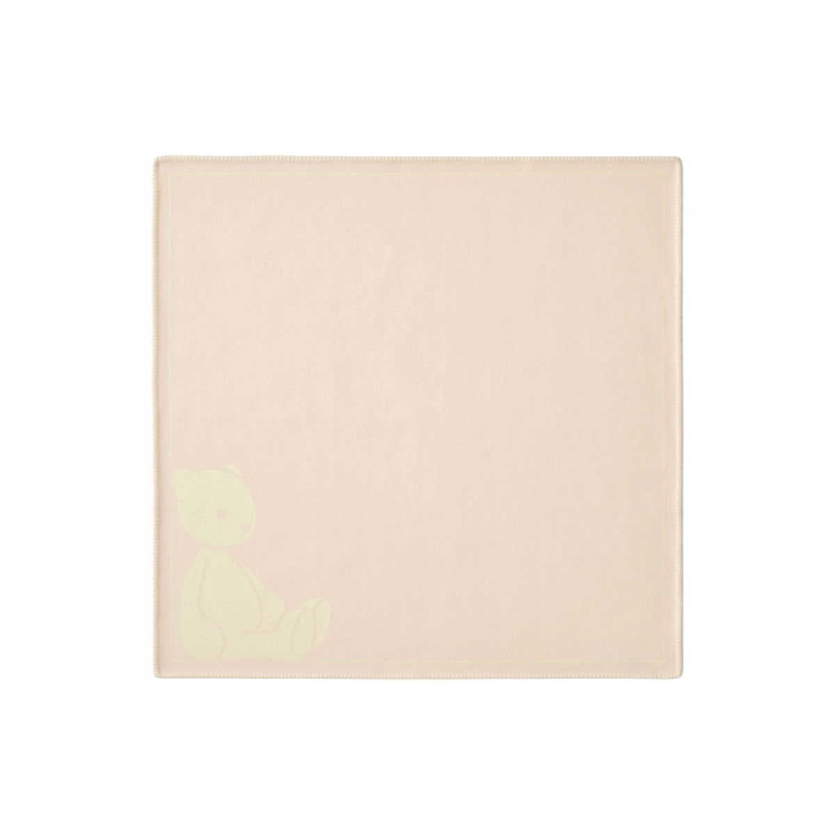 Wool Jacquard Blanket - Teddy, Peach/Light Yellow - Decken - Kvadrat/Raf Simons