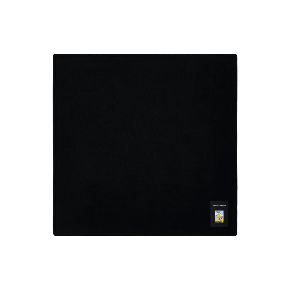 Wool Whipstitch Blanket - Raven Black - Decken - Kvadrat/Raf Simons