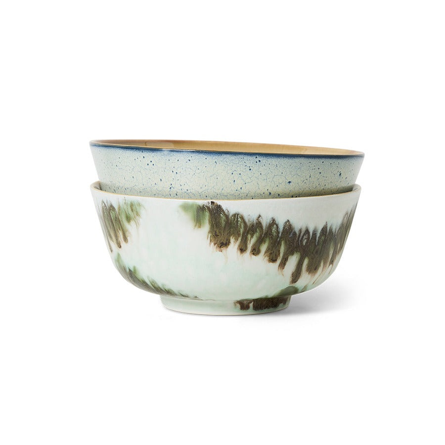 70s Ceramics – Ramen Bowls, Minimalist (set of 2) – HKLIVING