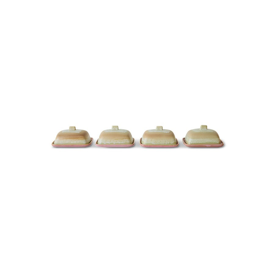 70s Ceramics – Butter Dish, Skyline – HKLIVING – view 7