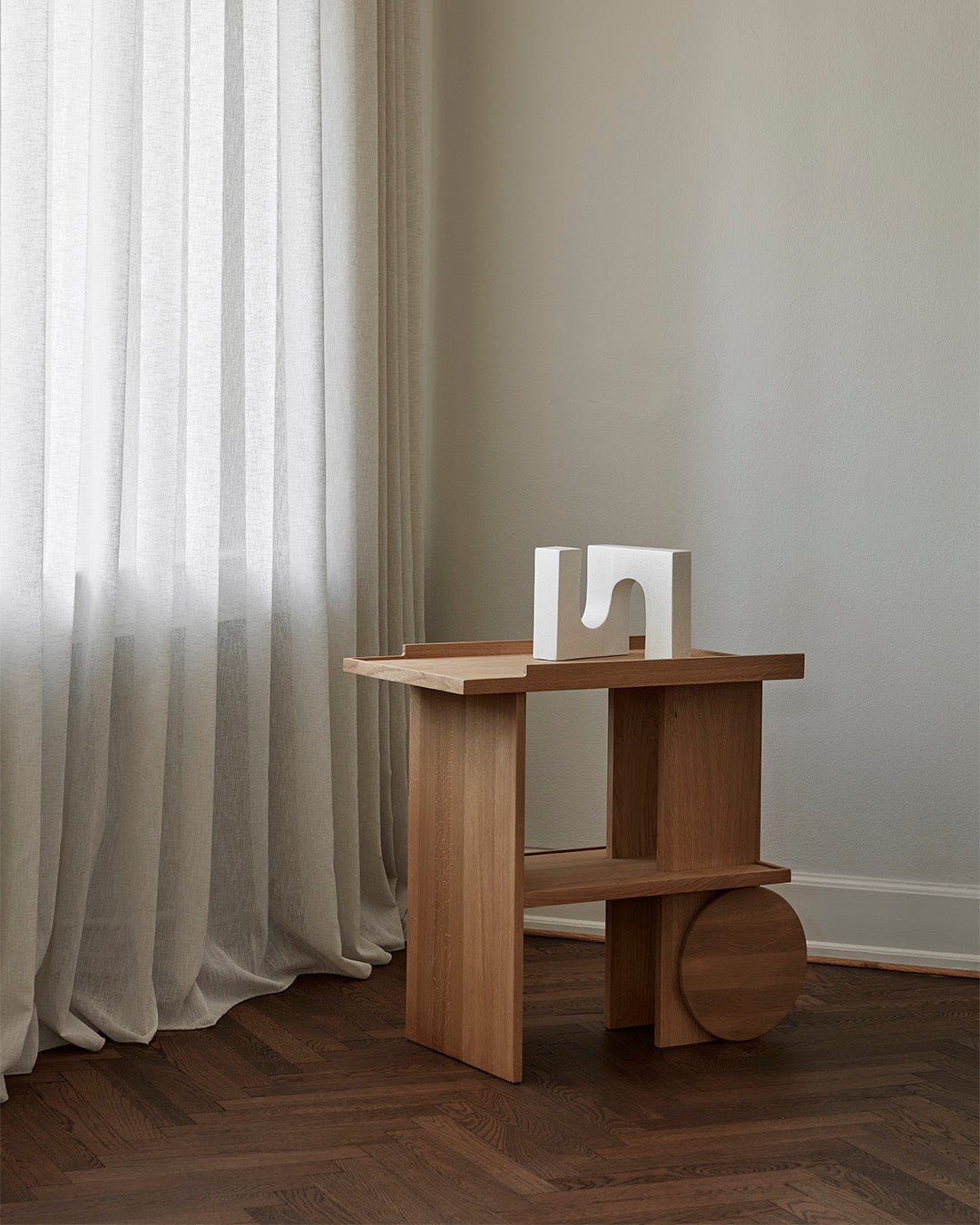 Brick Sculpture Off White – Kristina Dam Studio – view 4