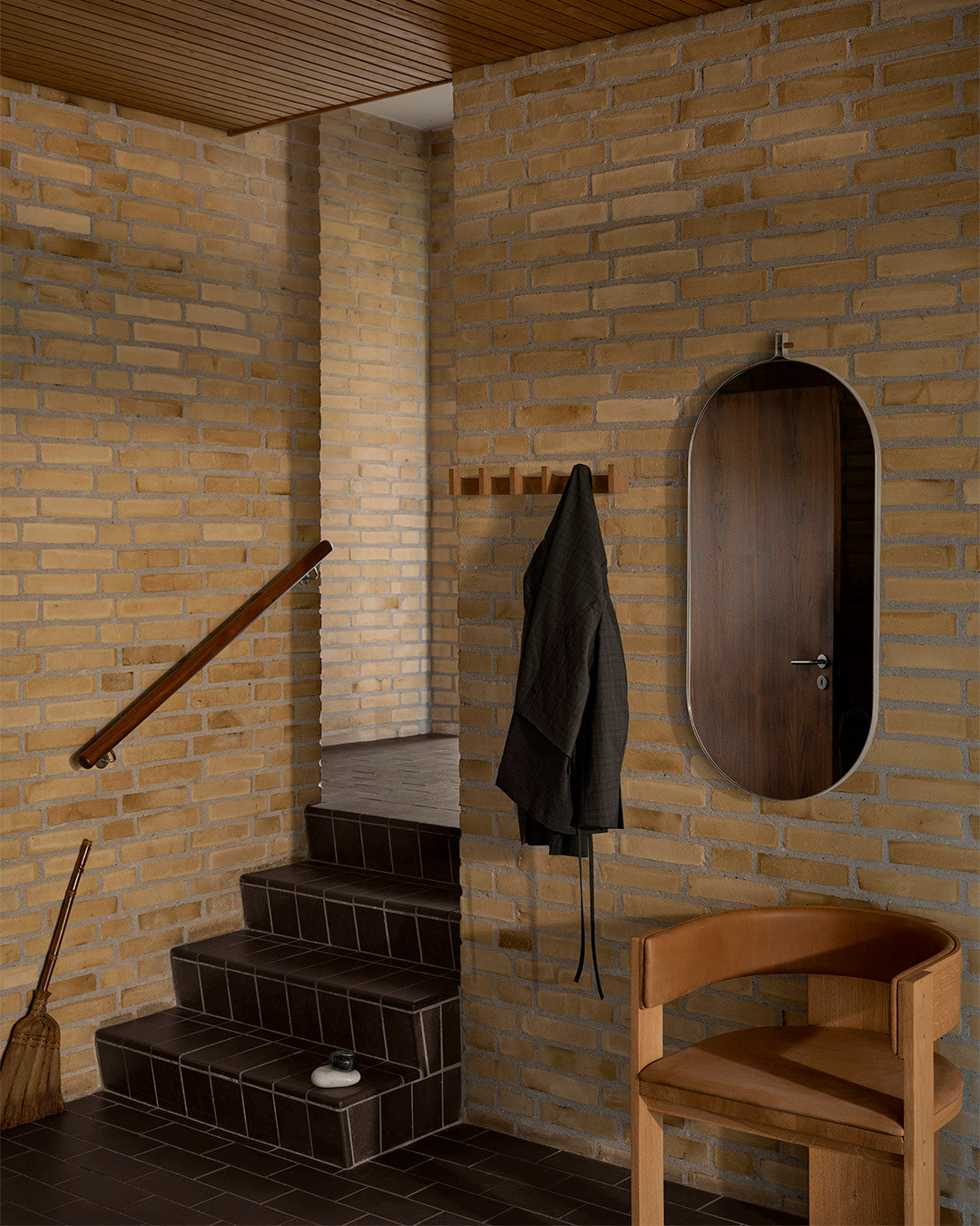 Column Coat Rack L – Warm Oak