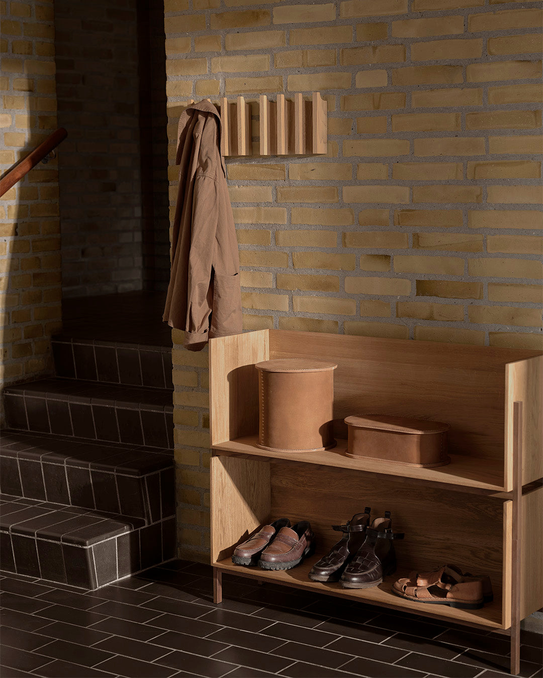 Column Garderobe S – Warm Oak