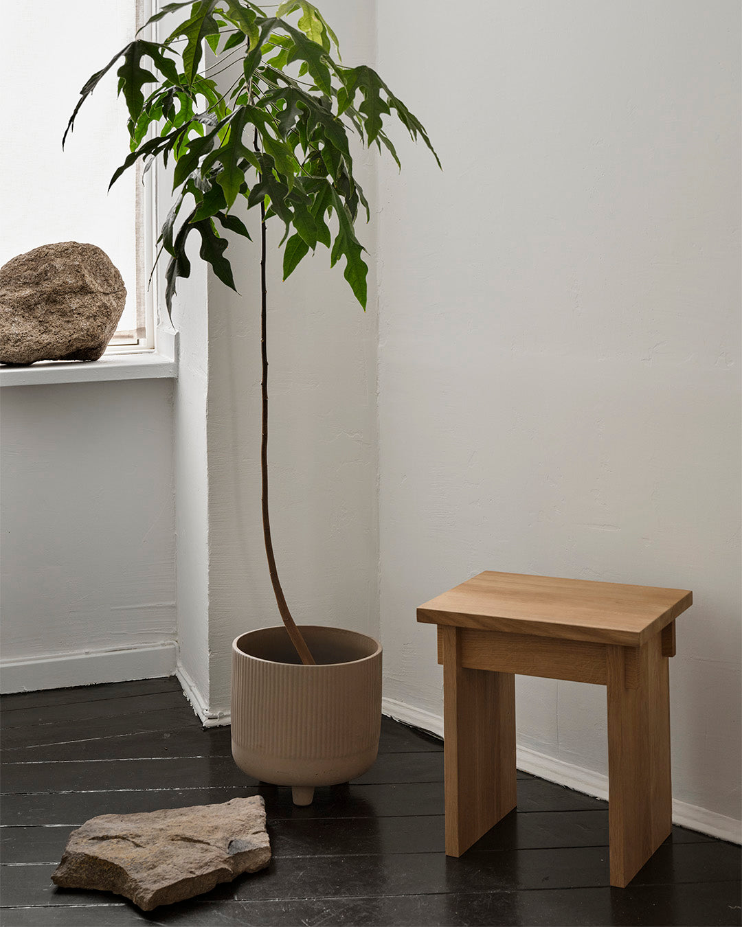 Artisan Stool – Warm Oak – Kristina Dam Studio – view 4