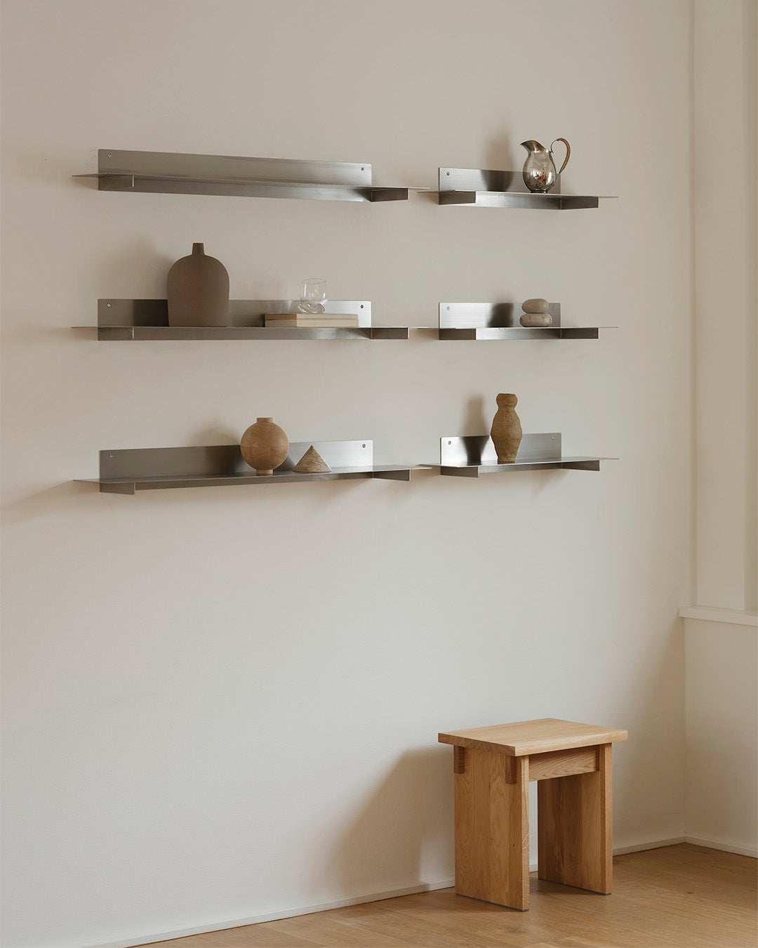 Artisan Stool – Warm Oak – Kristina Dam Studio – view 3
