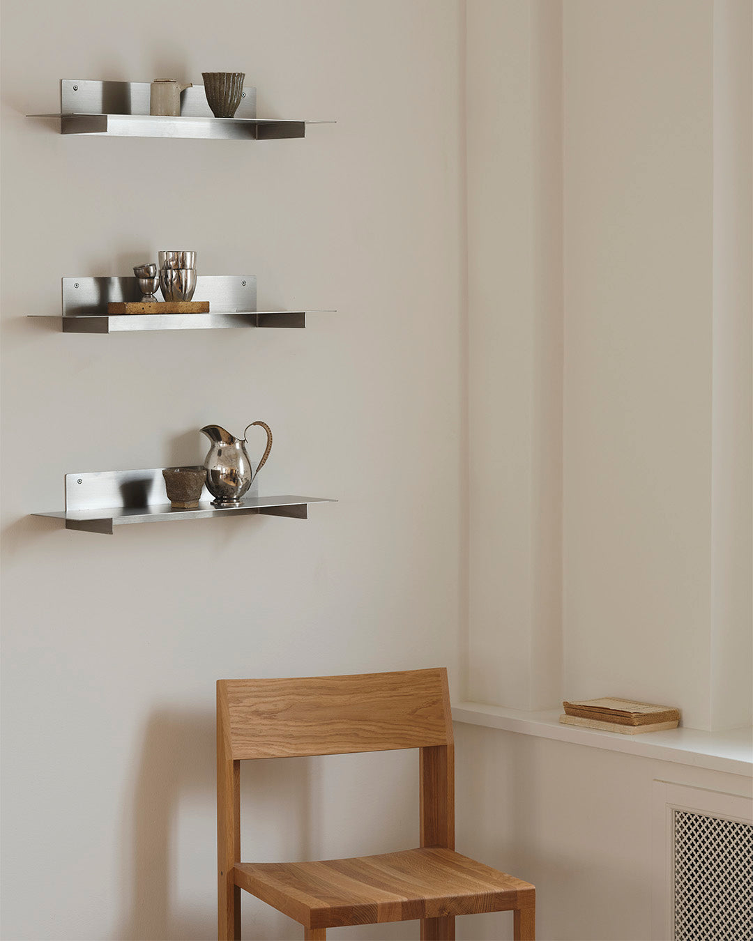 Planar Wall Shelf S Brushed – Kristina Dam Studio – view 5