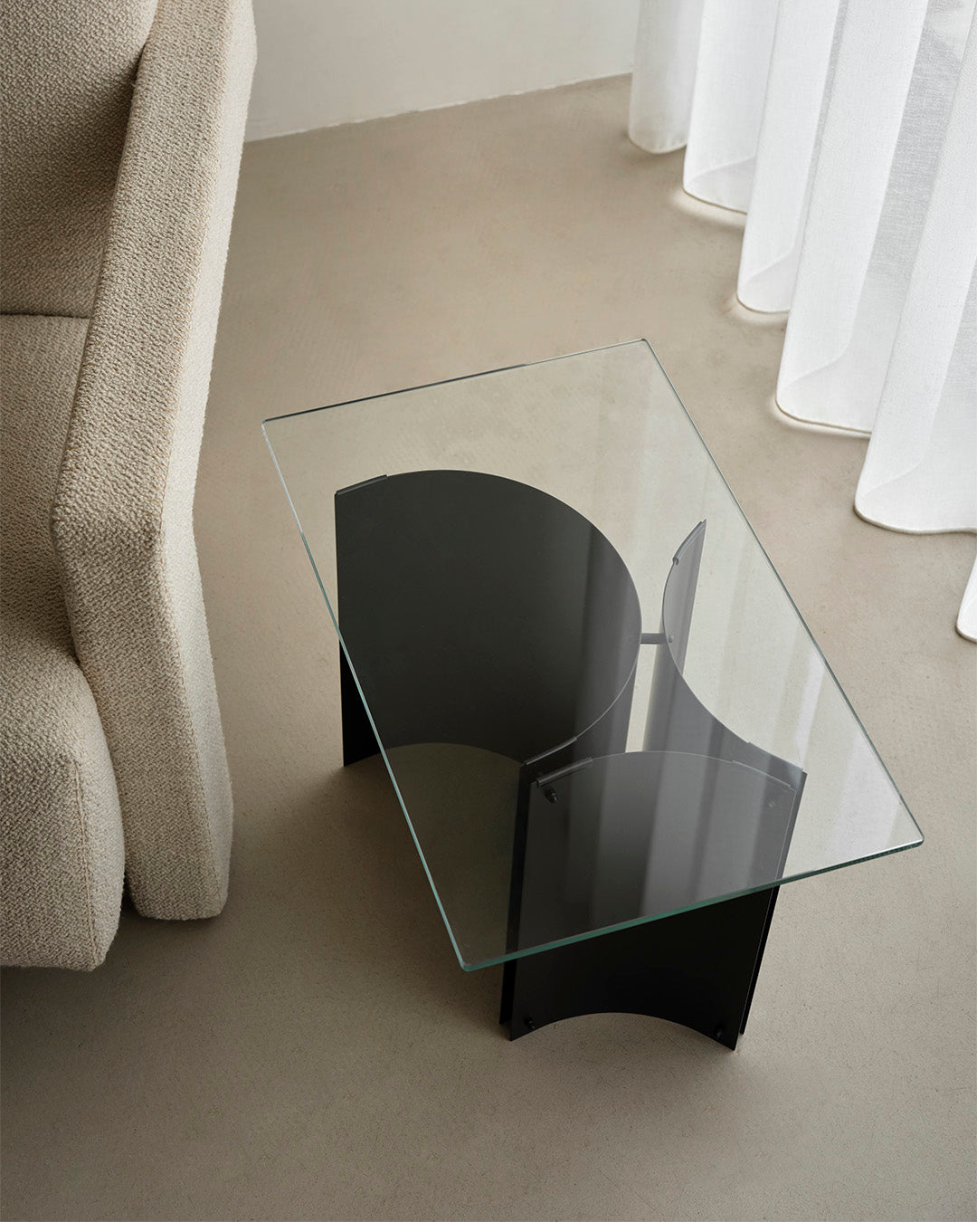 Curated Side Table Black – Kristina Dam Studio – view 4