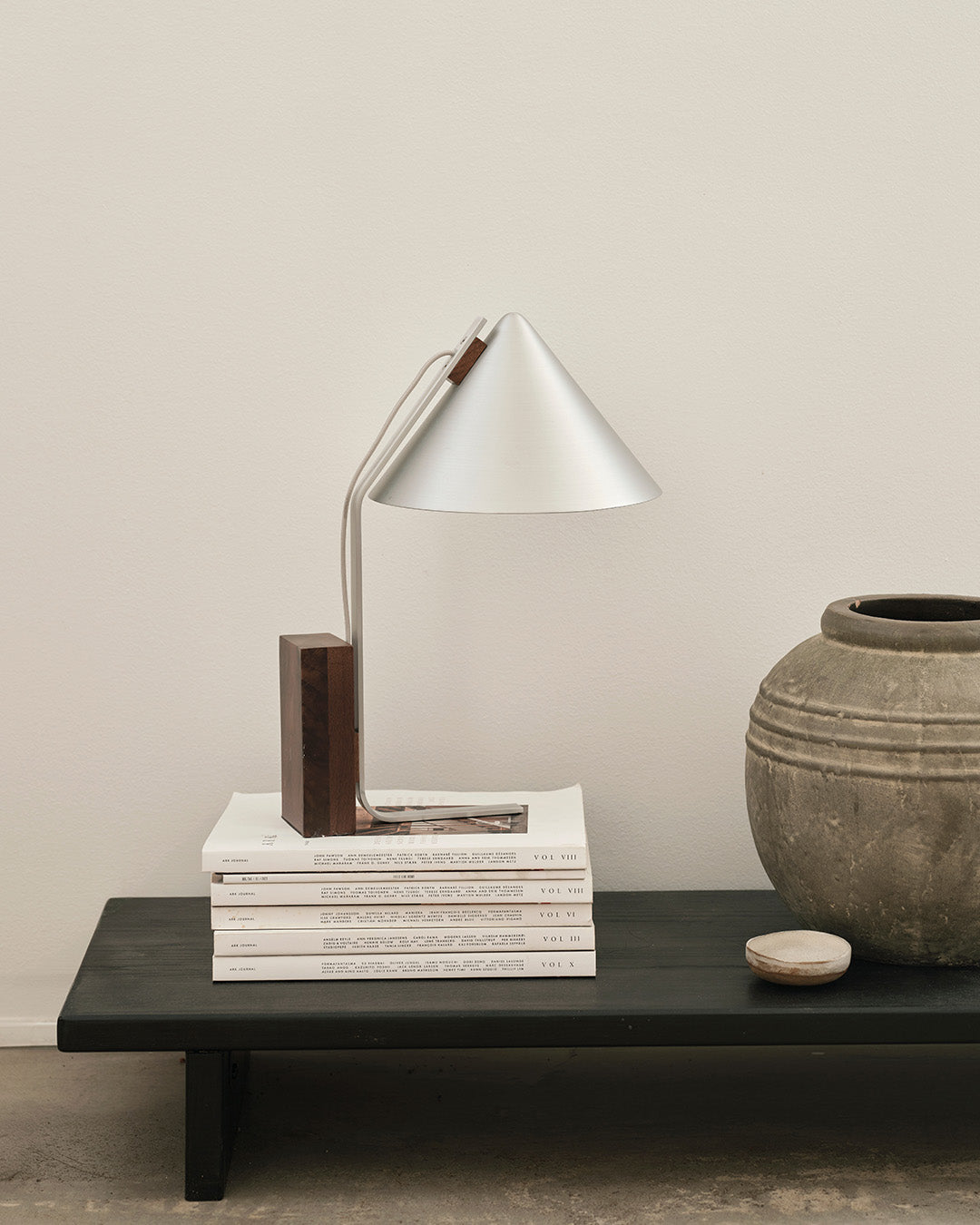Cone Table Lamp Brushed