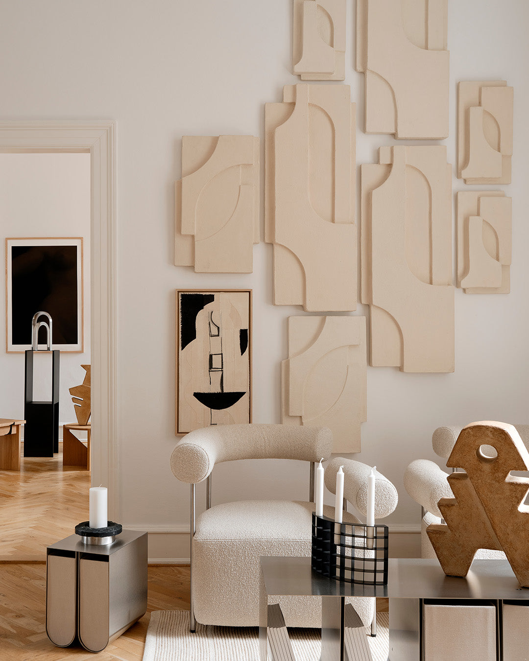 Serif Relief S Off White – Kristina Dam Studio – view 4